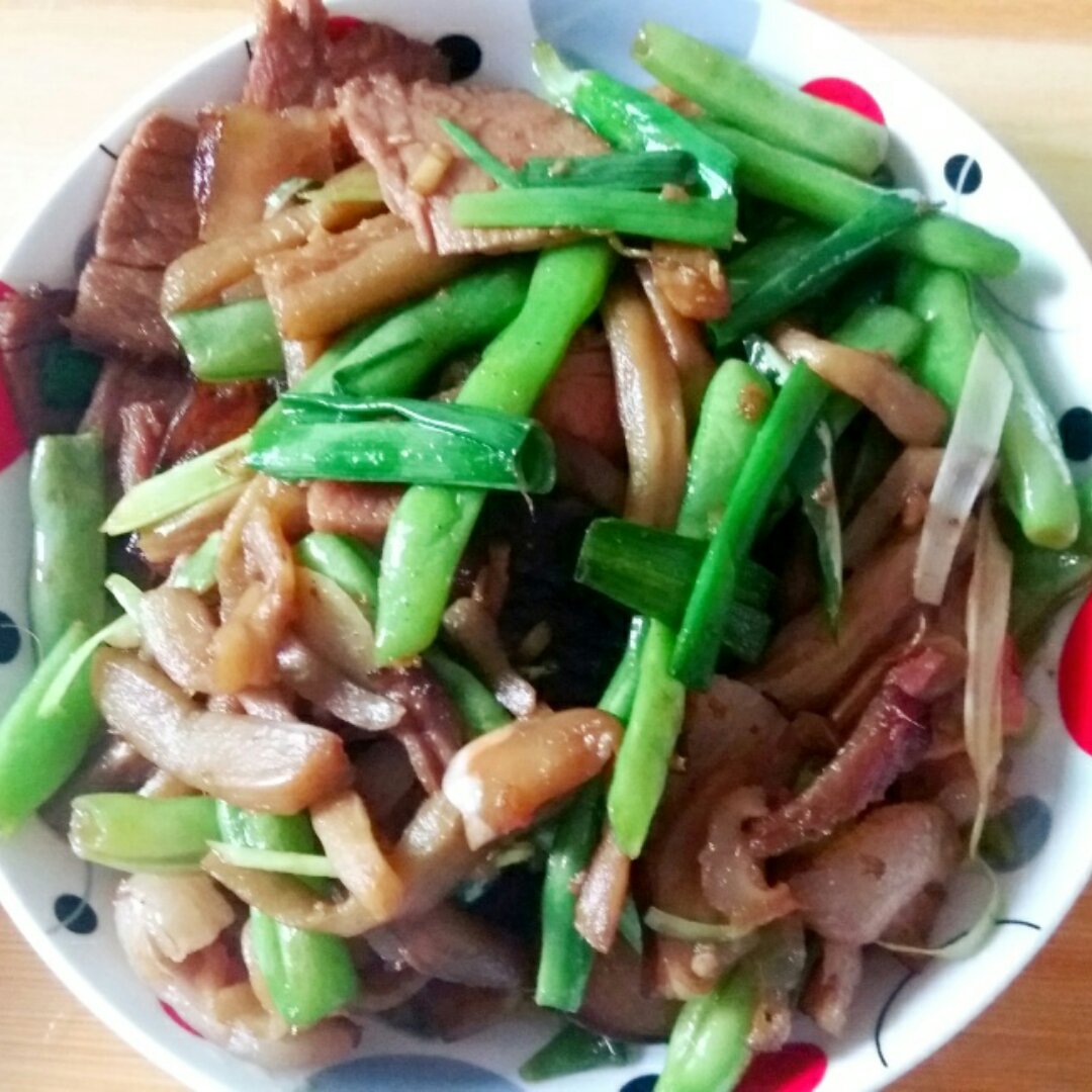 豆角炒肉