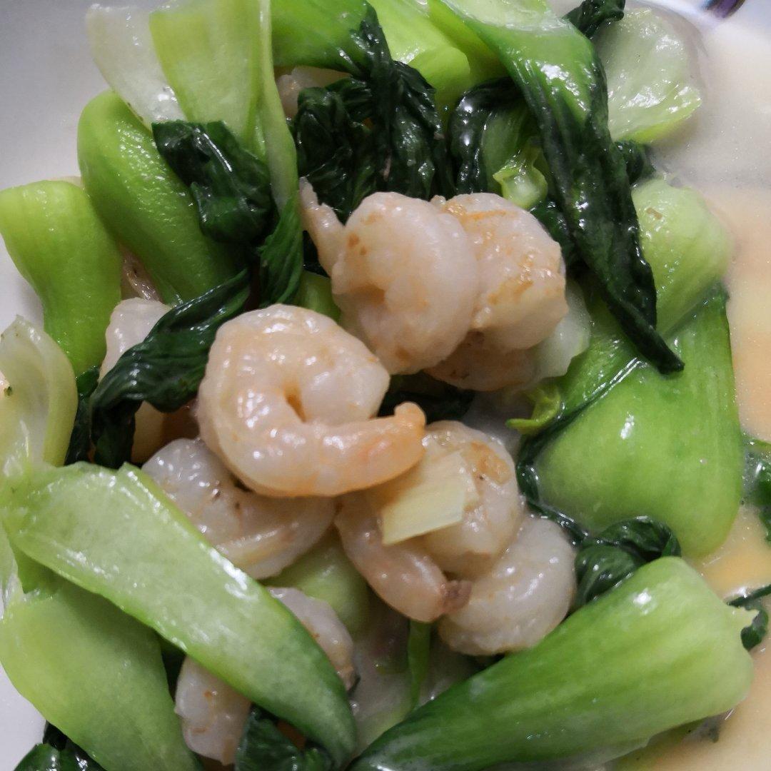 虾仁油菜