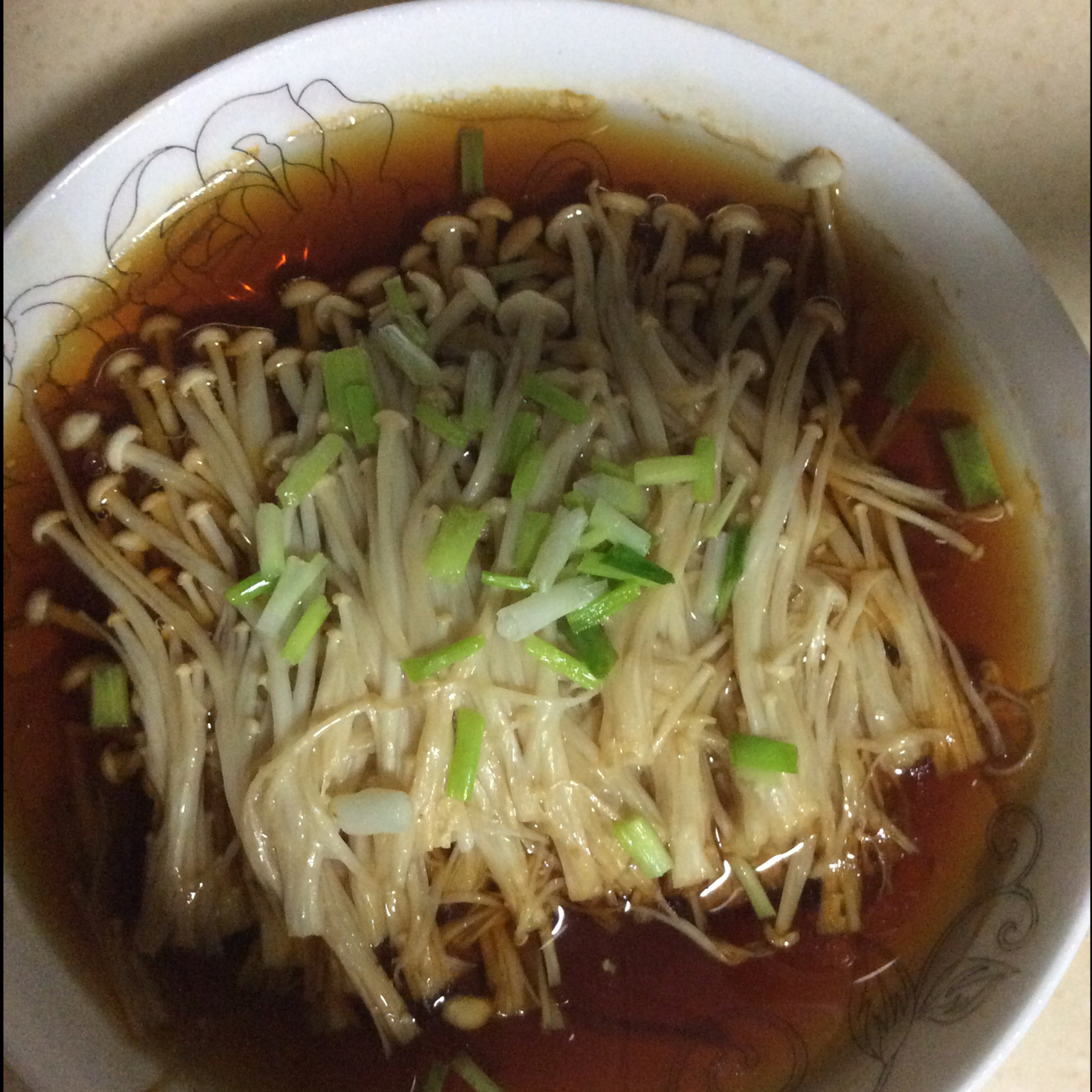 油泼金针菇