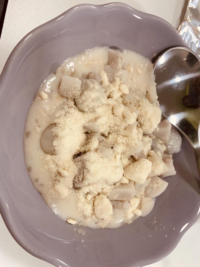 团团圆圆波波羹（香芋豆乳波波羹）