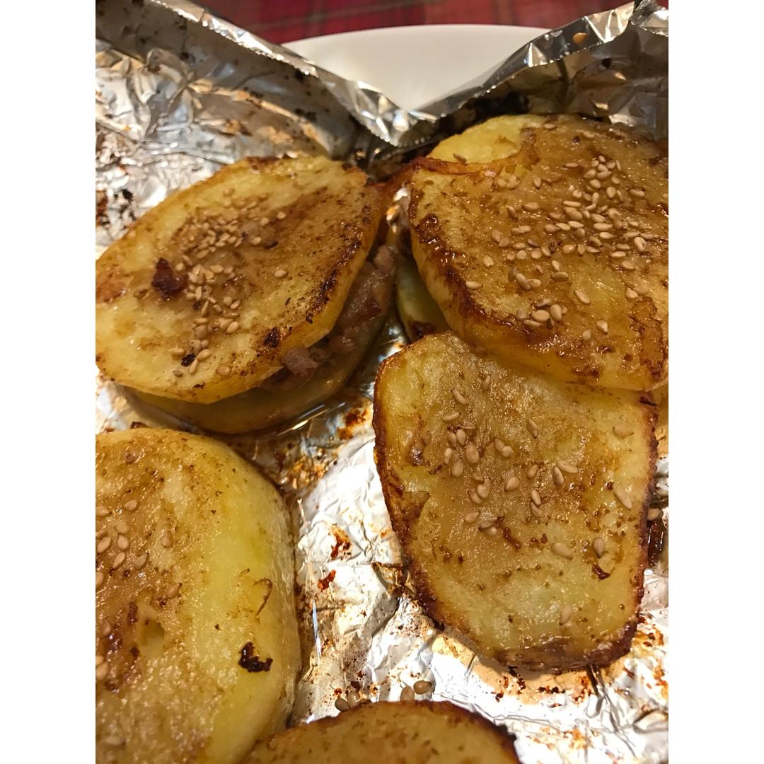 新奥尔良土豆夹肉饼