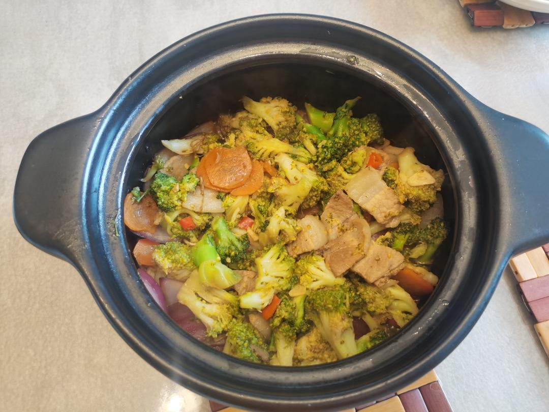 干锅花菜煲(砂锅)