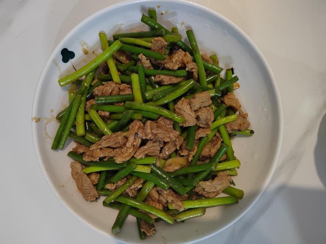 蒜薹炒肉丝