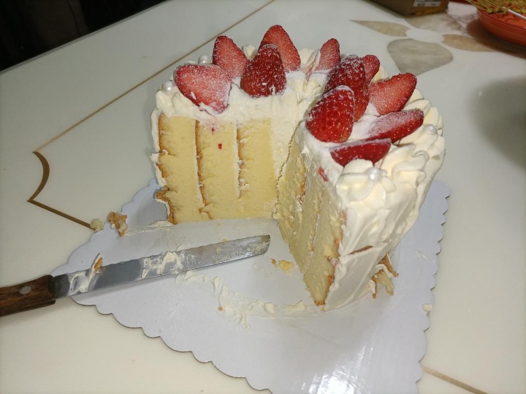 卷不断的后蛋法基础戚风蛋糕卷