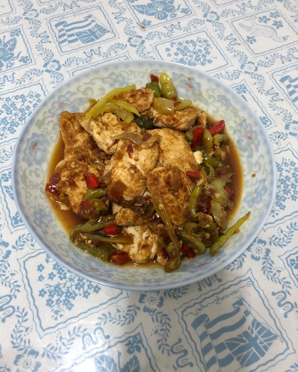 让家人一口气吃下两碗饭的香煎豆腐