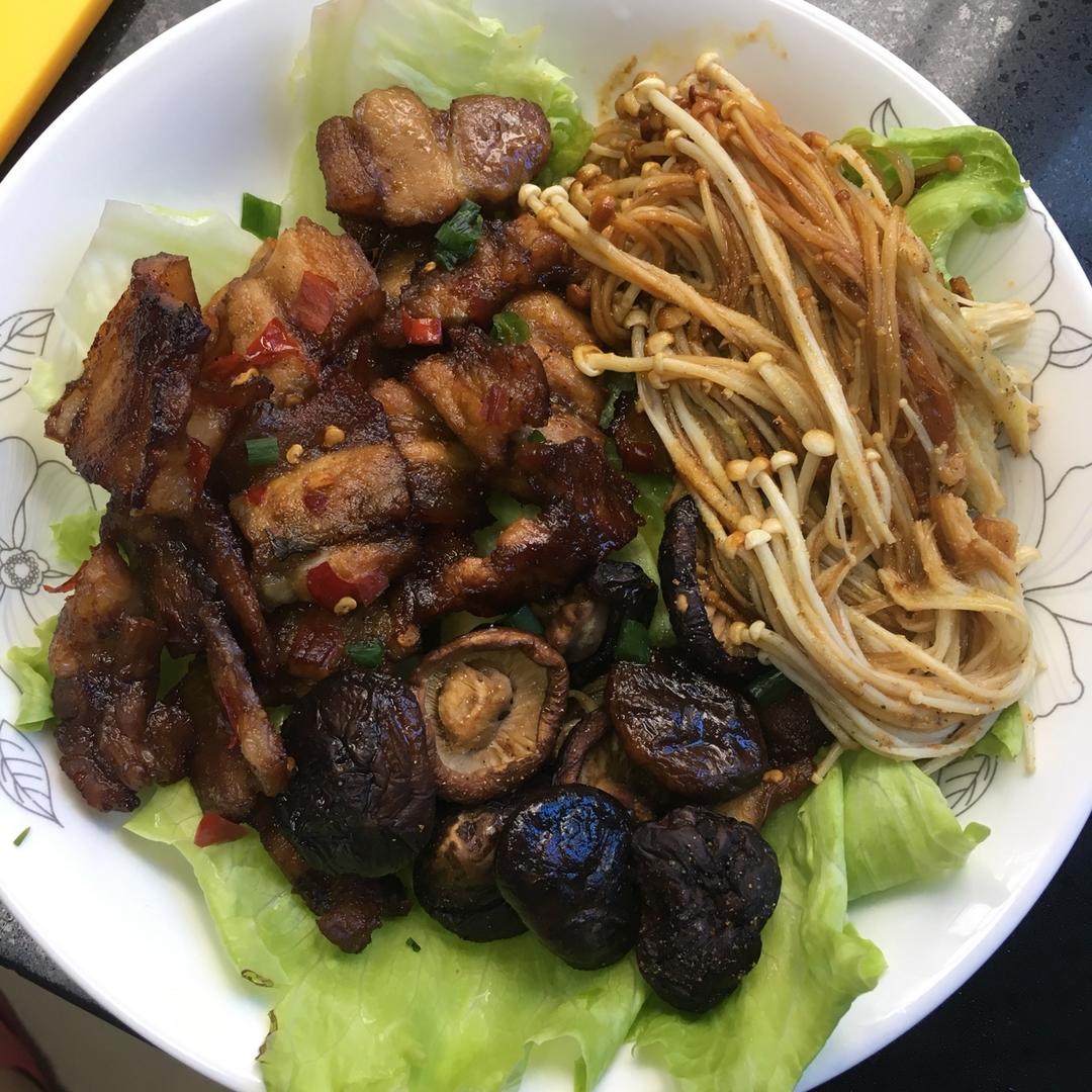 简单又好吃的烤五花肉、烤猪颈肉