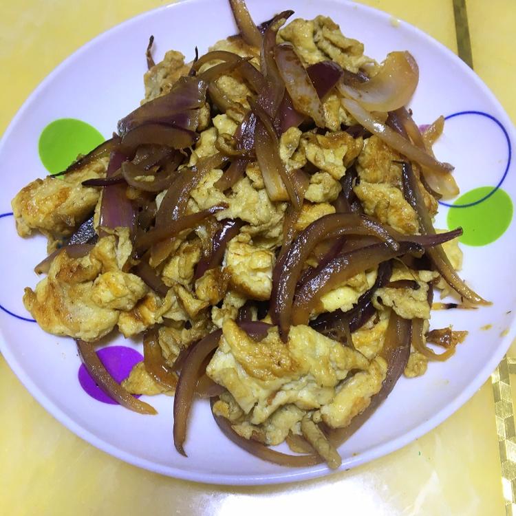 洋葱炒鸡蛋