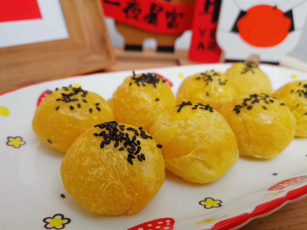 汤圆➕蛋挞皮＝完美汤圆酥