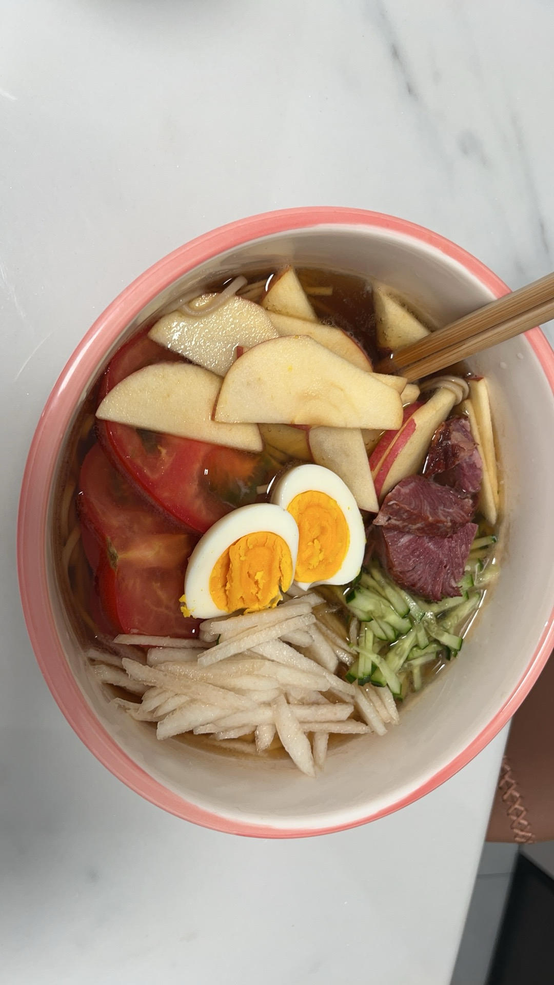 韩剧同款美食‼️低卡解腻～韩式荞麦冷面