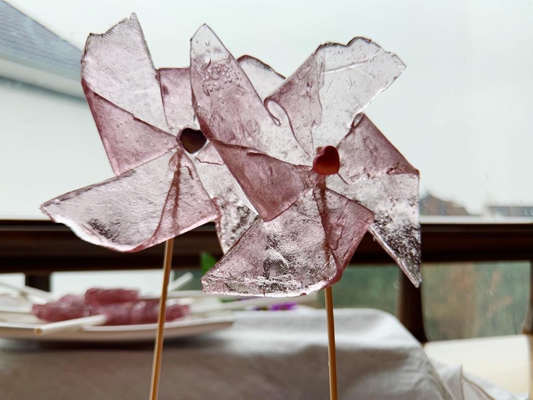 艾素糖装饰—艾素糖风车的制作