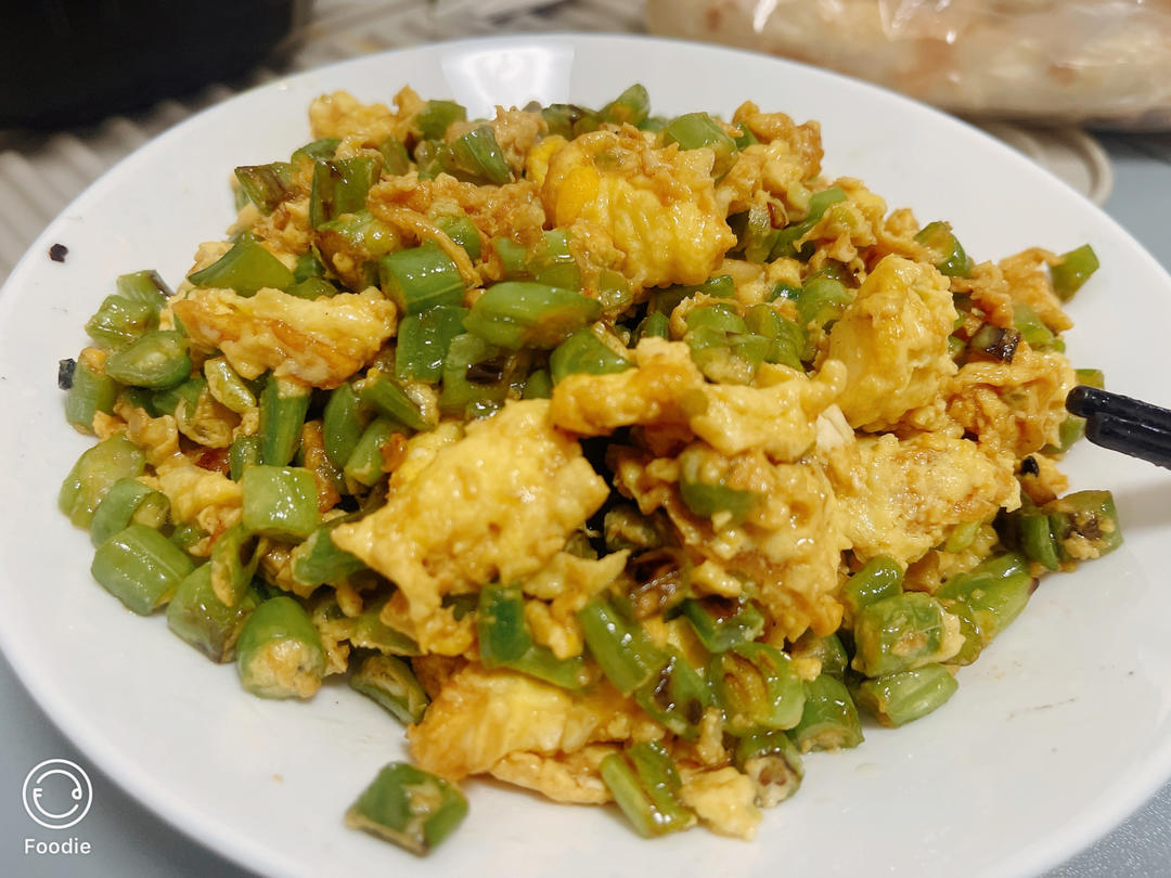 豆角炒蛋超级下饭菜，不好吃算我输