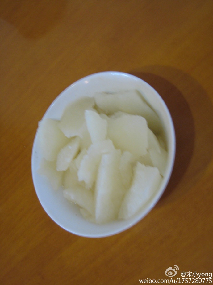 雪梨菊花茶
