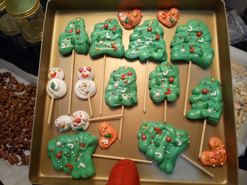圣诞蛋白糖，圣诞老人🎅男子，圣诞树，蛋白糖饼干