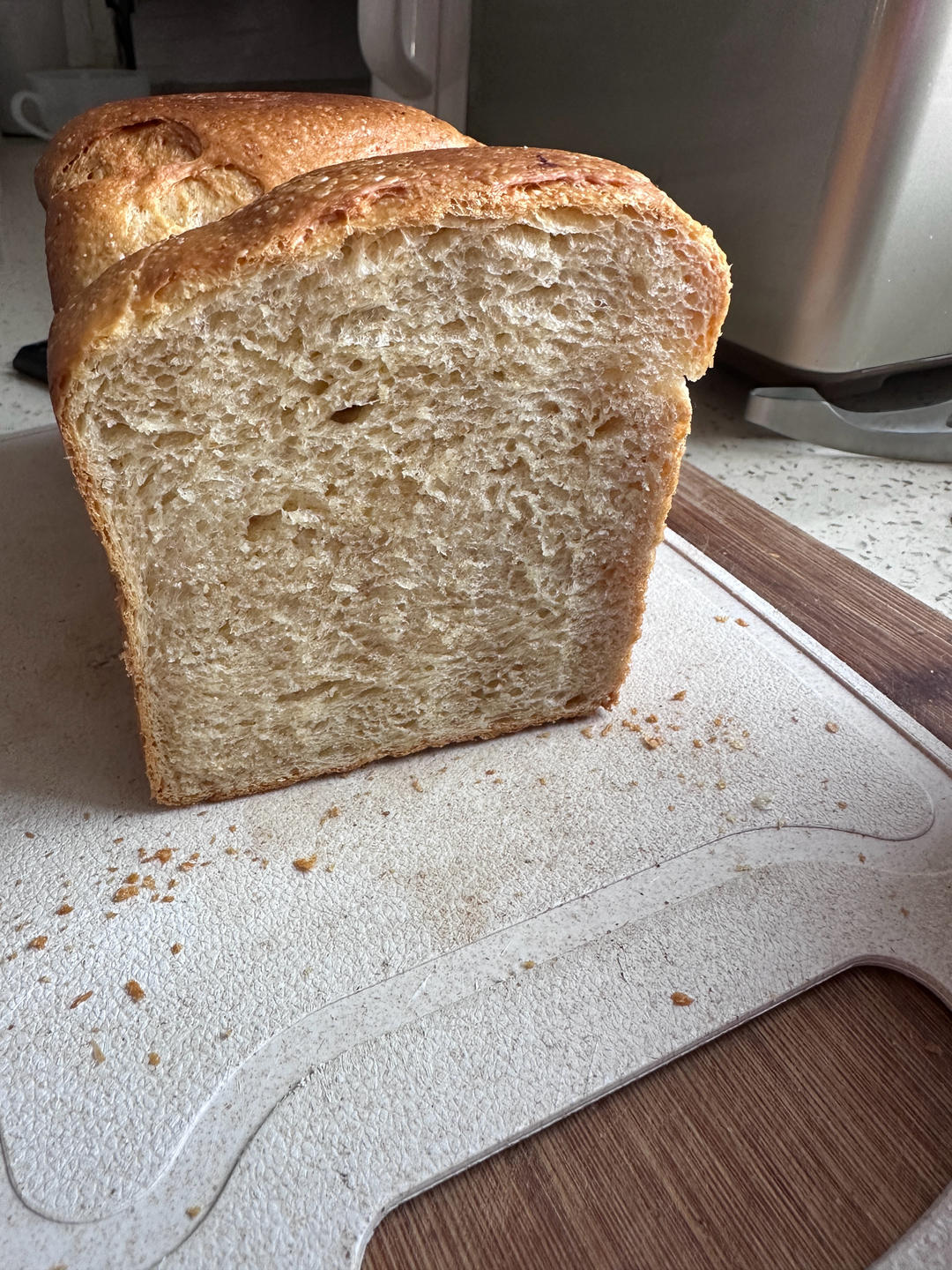 柔韧度超好的淡奶油全麦吐司🍞