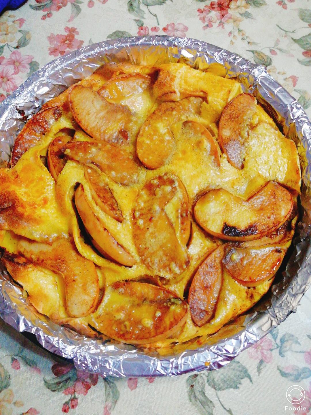 肉桂苹果全麦Dutch Baby（低热量大满足）