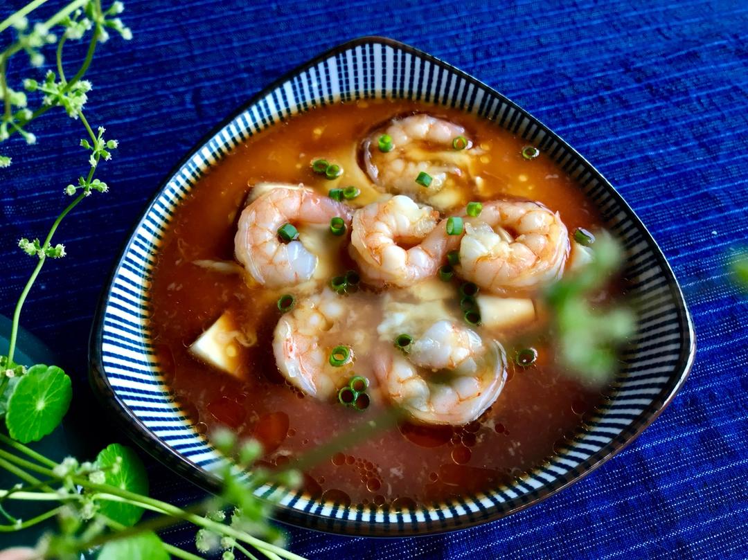 减肥也能吃虾仁豆腐蒸水蛋