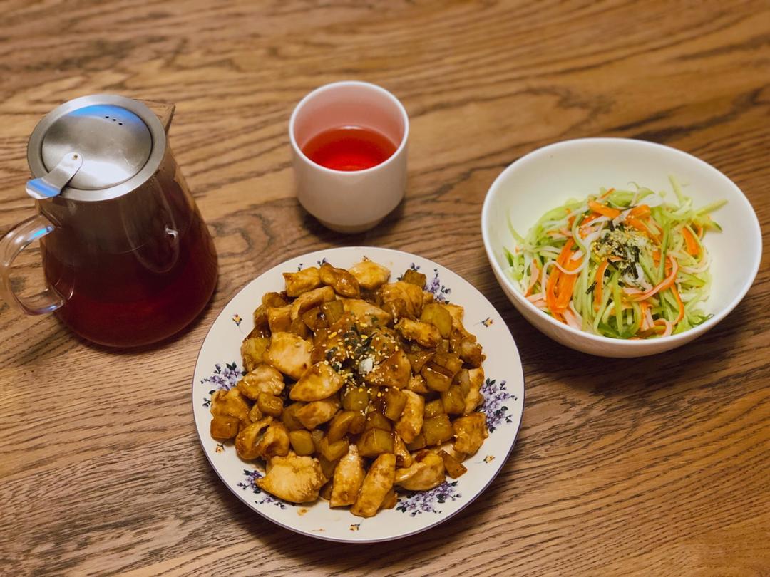 一道怎么做都好吃的干煎土豆鸡丁（红烧，咖喱，椒盐，孜然）