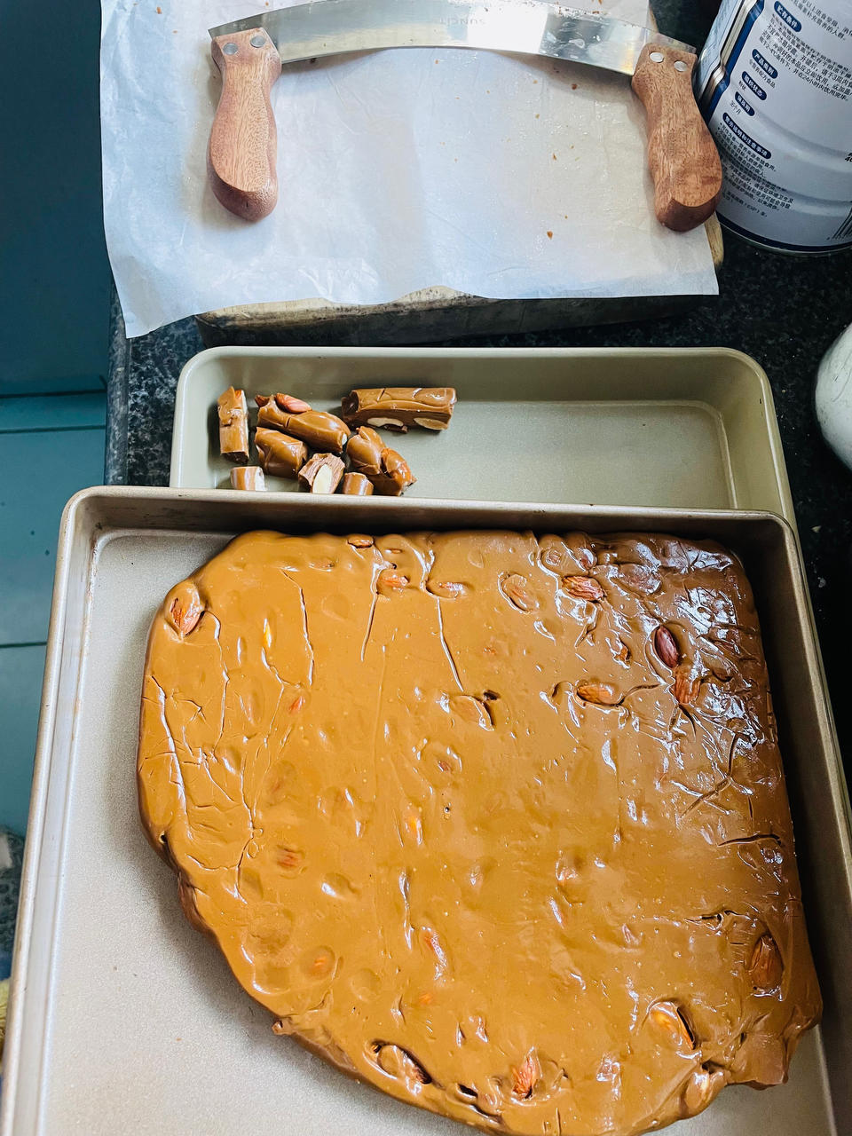 杏仁海盐/咖啡太妃硬糖-不粘牙