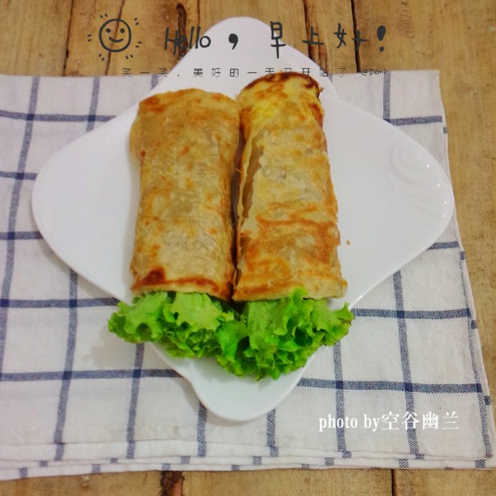 飞饼版的鸡蛋灌饼