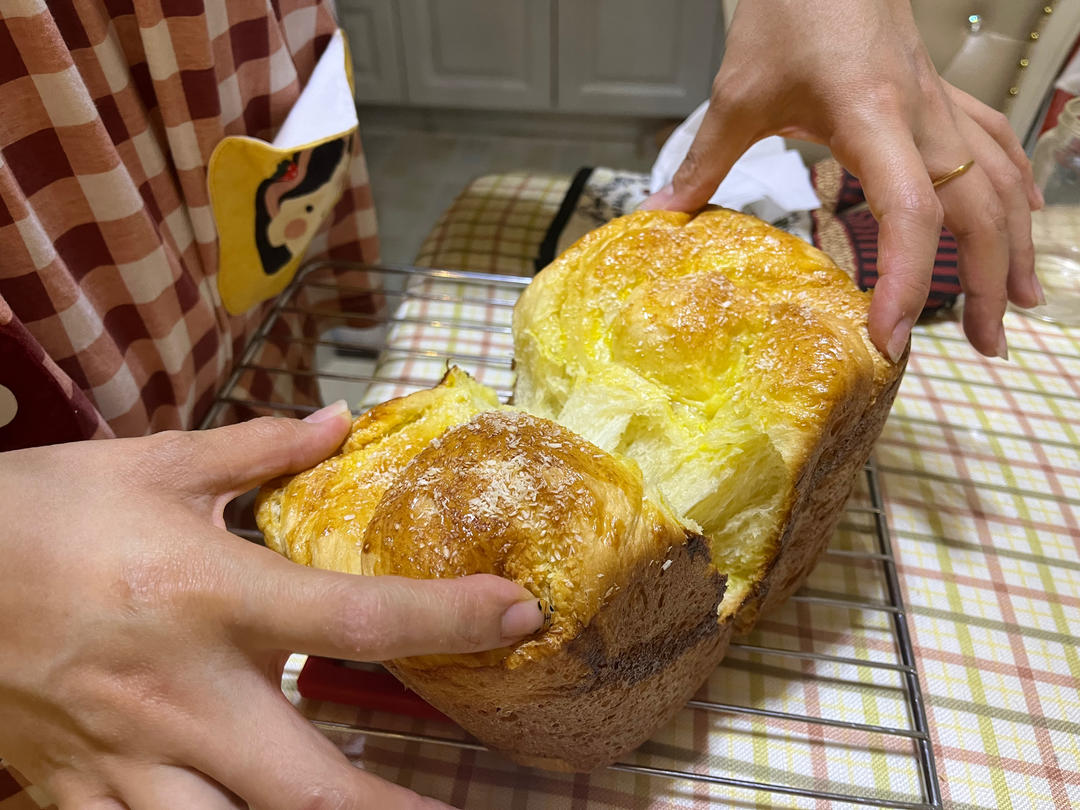 面包机做椰蓉吐司