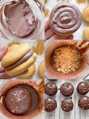 自制脆皮巧克力派❗️三种口感超级好吃的做法 步骤2