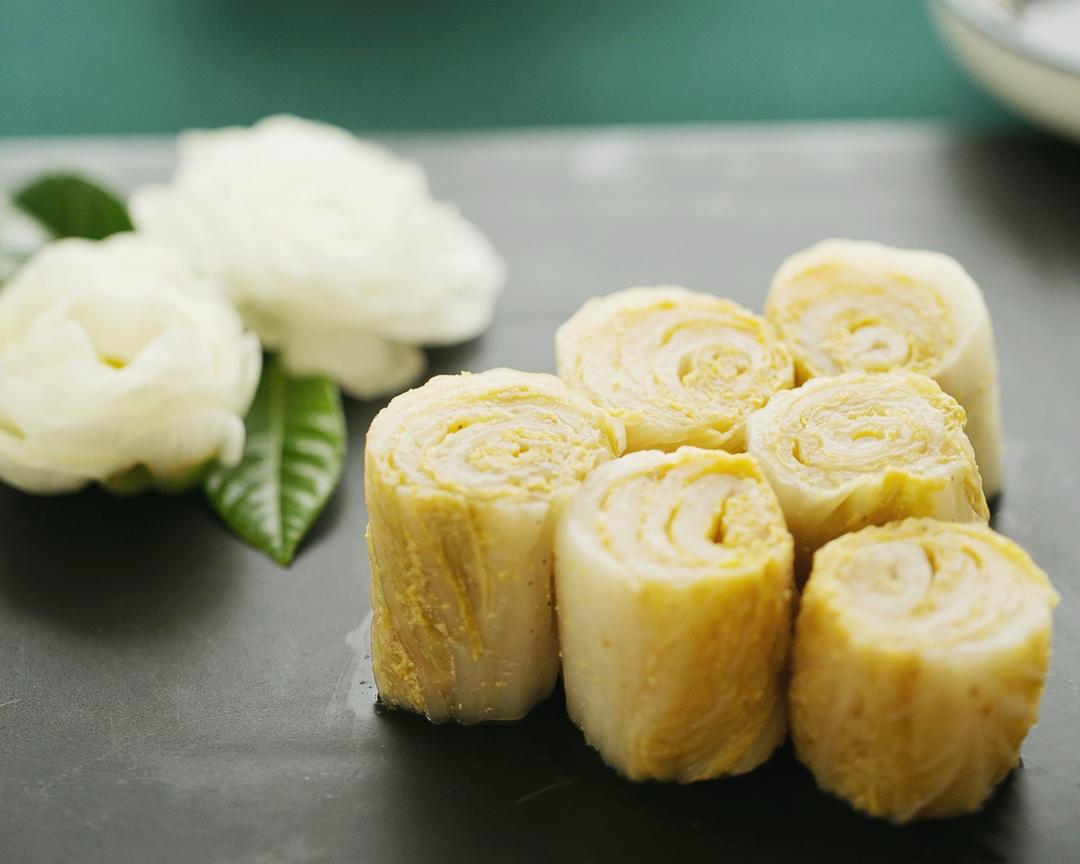 老北京的新滋味之白玉芥末卷(娃娃菜芥末墩)的做法