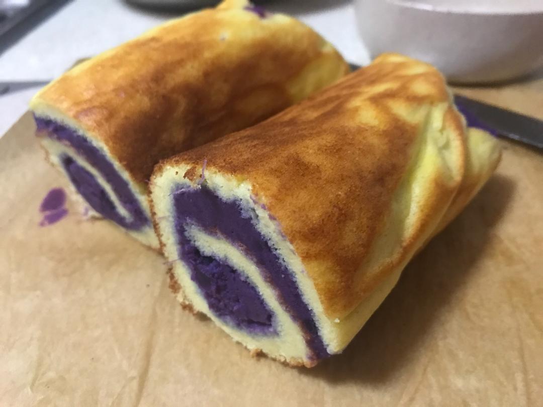 紫薯蛋卷  宝宝健康食谱
