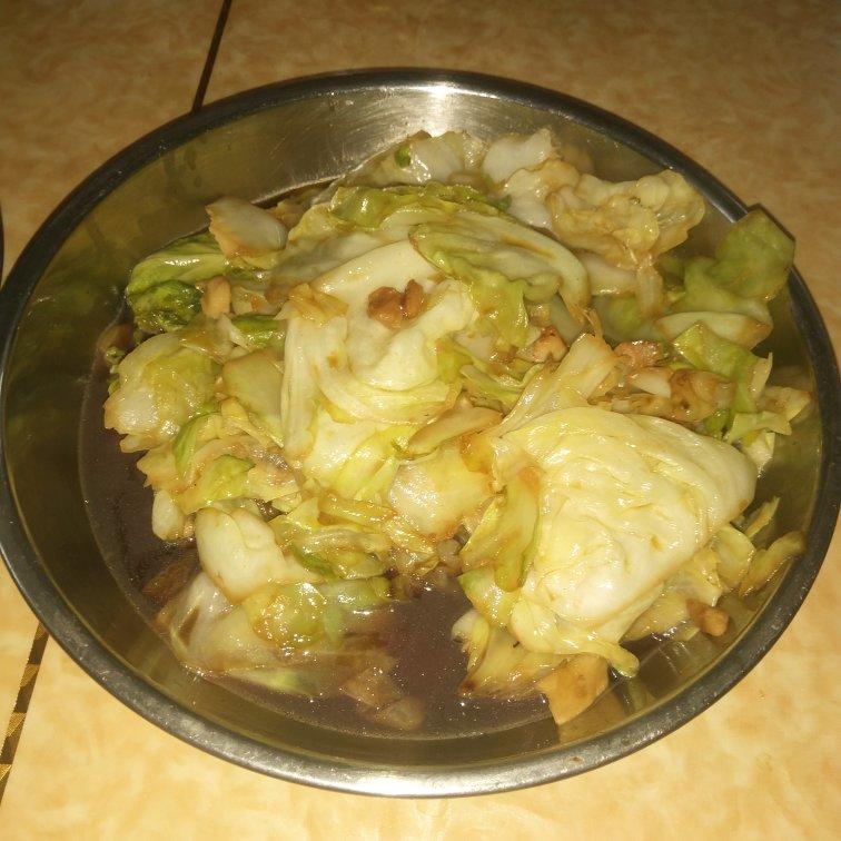 素炒圆白菜
