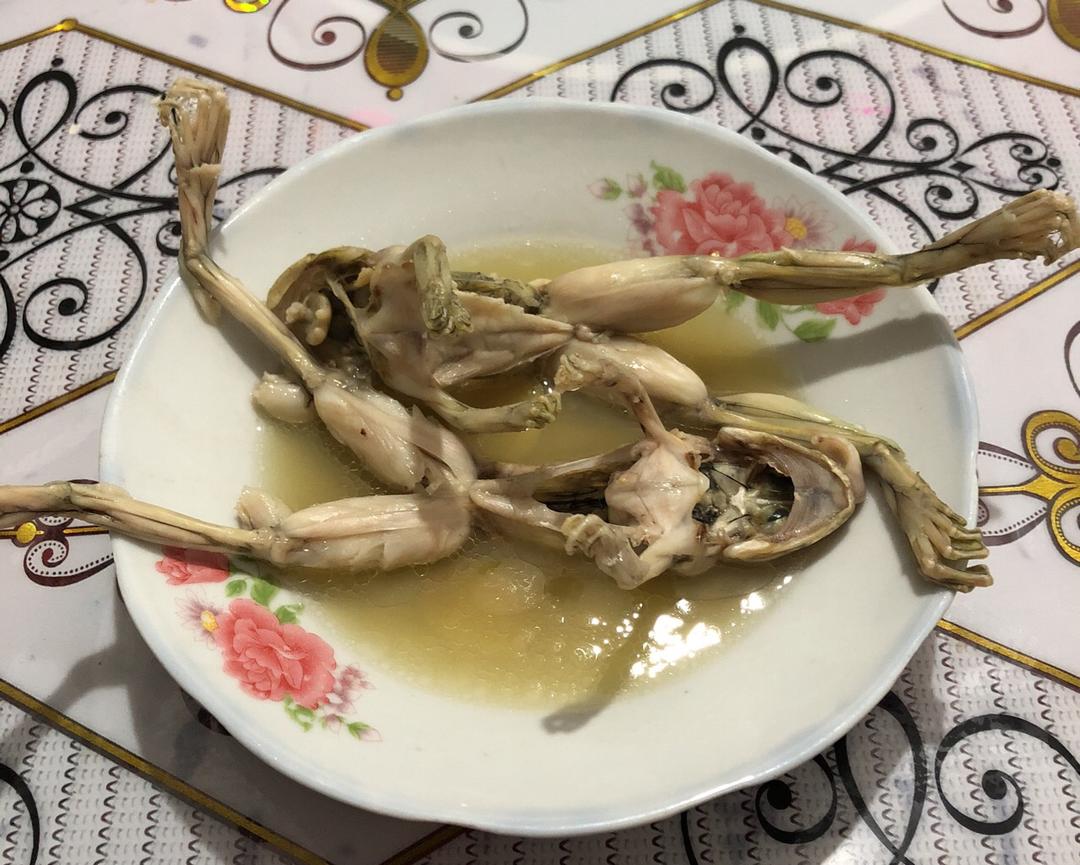 清蒸青蛙的做法