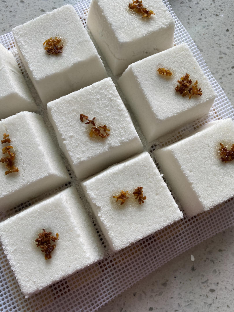 中式传统小方糕 松糕 米糕 蒸糕