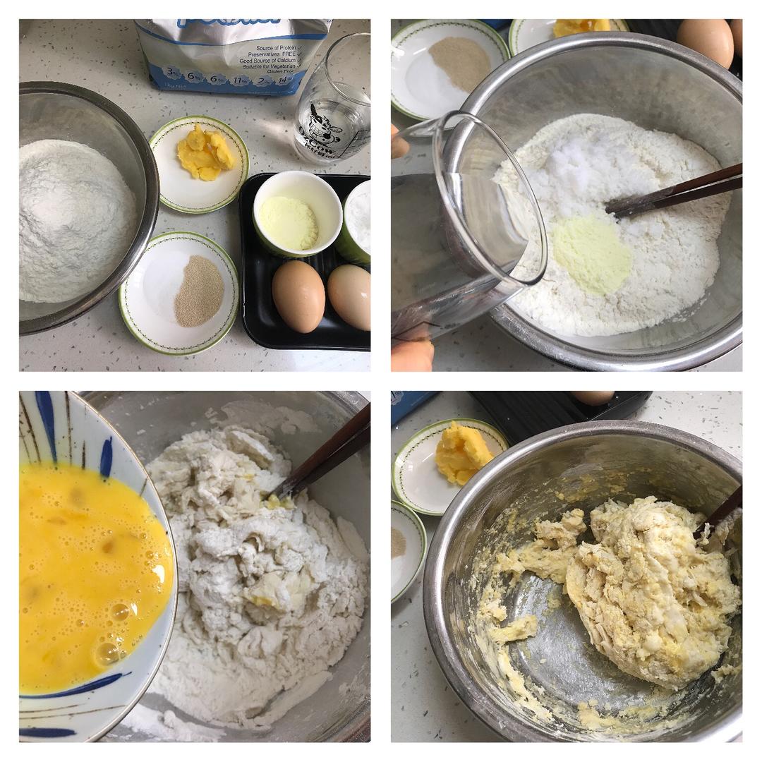 纯奶手撕吐司的做法 步骤1