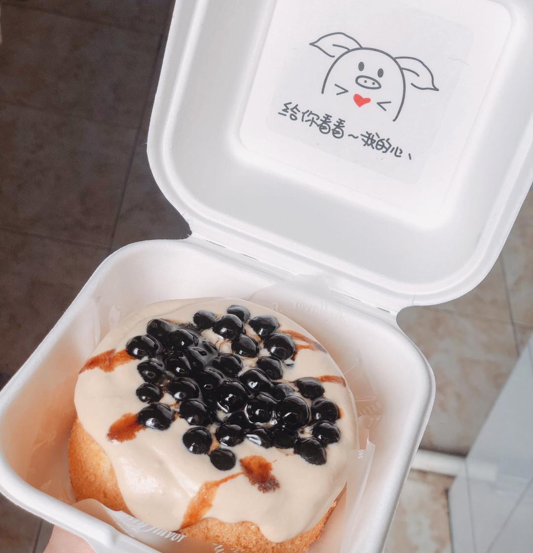 黑糖珍珠爆浆蛋糕