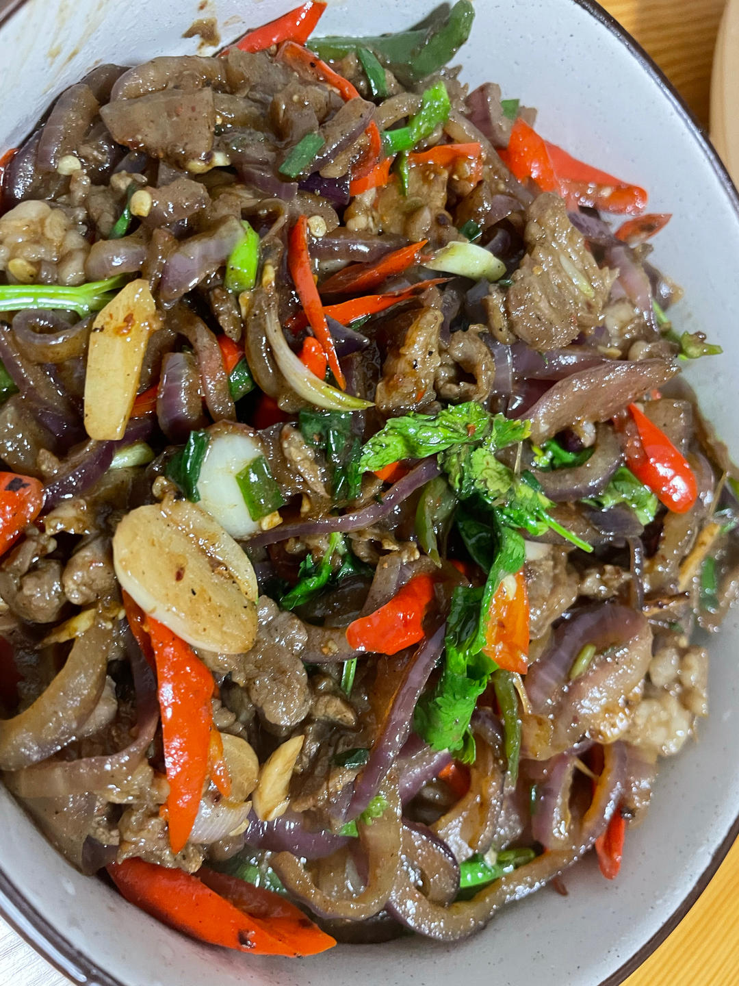 快手菜孜然牛肉