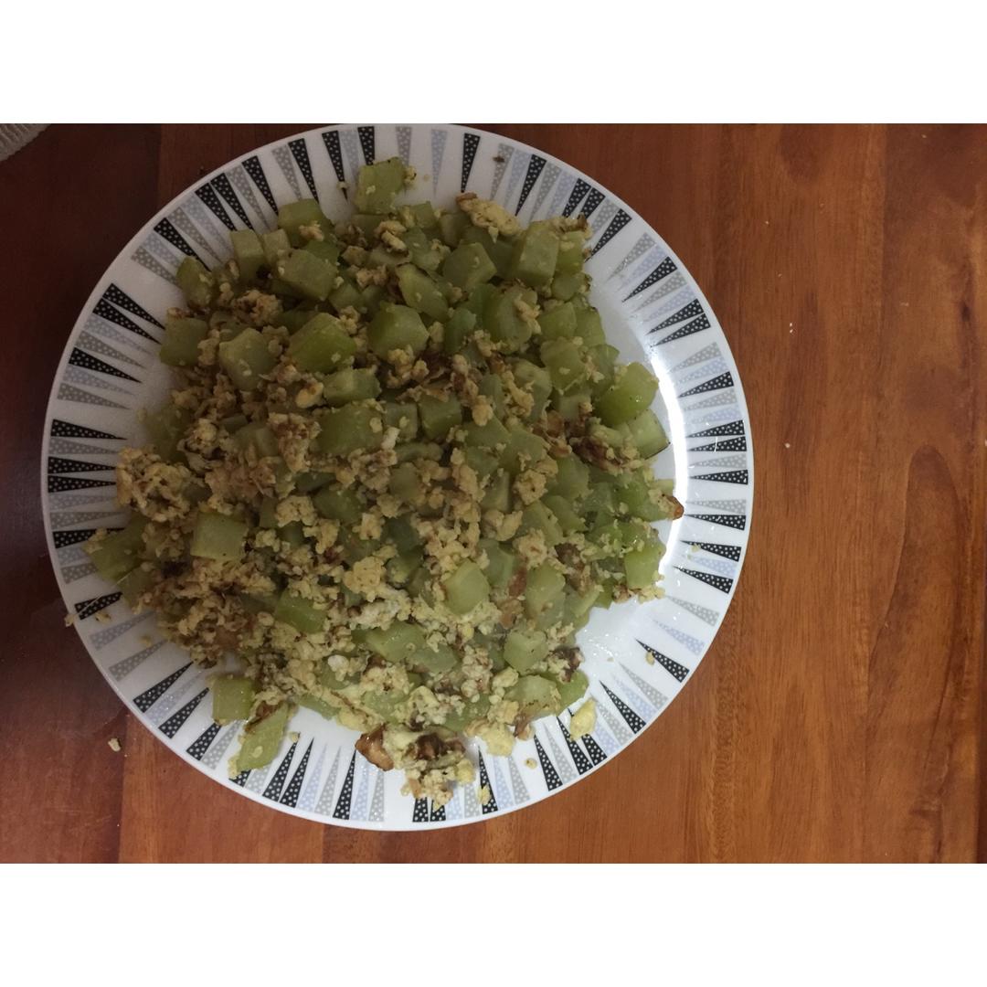 去火的下饭菜-  鸡蛋苦瓜碎