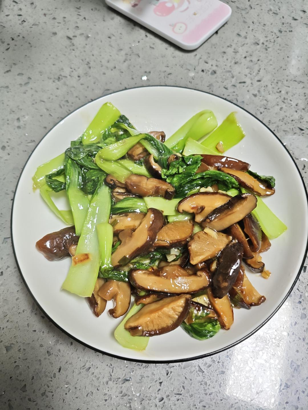 香菇油菜（简单快手）