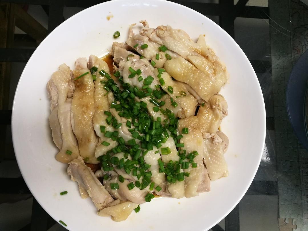 风铃99做的葱油白切鸡