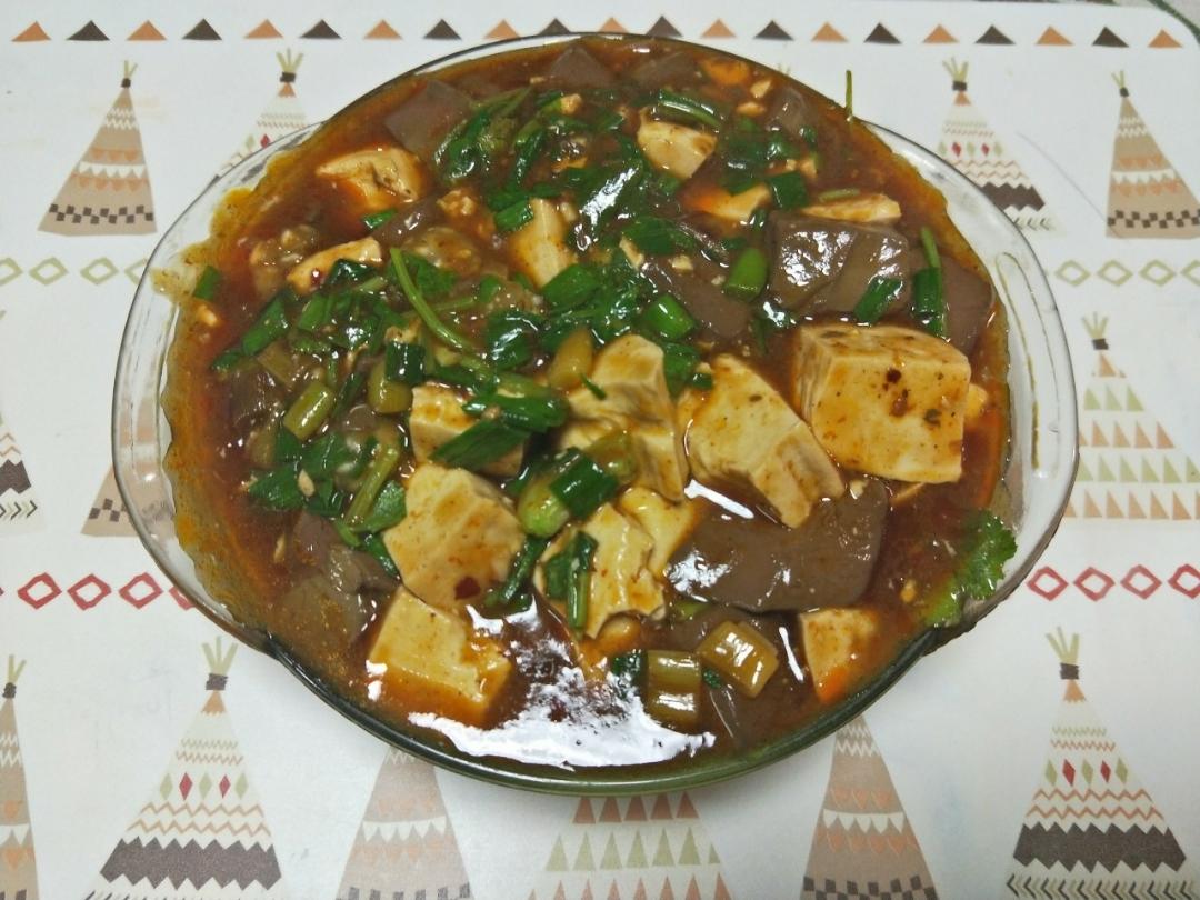 鸭血烧豆腐