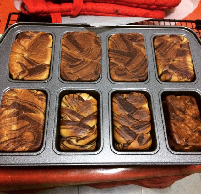 迷你大理石金砖～不用开酥的金砖
