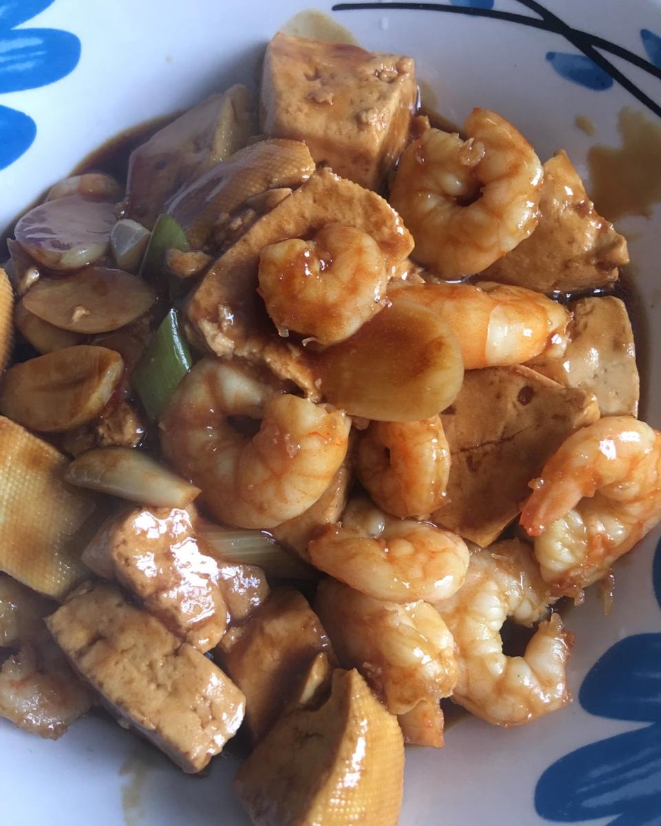 虾仁豆腐