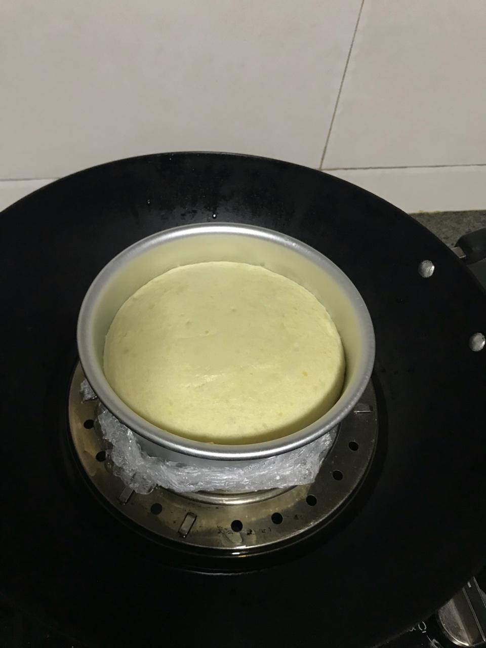 水嫩烫面蒸蛋糕