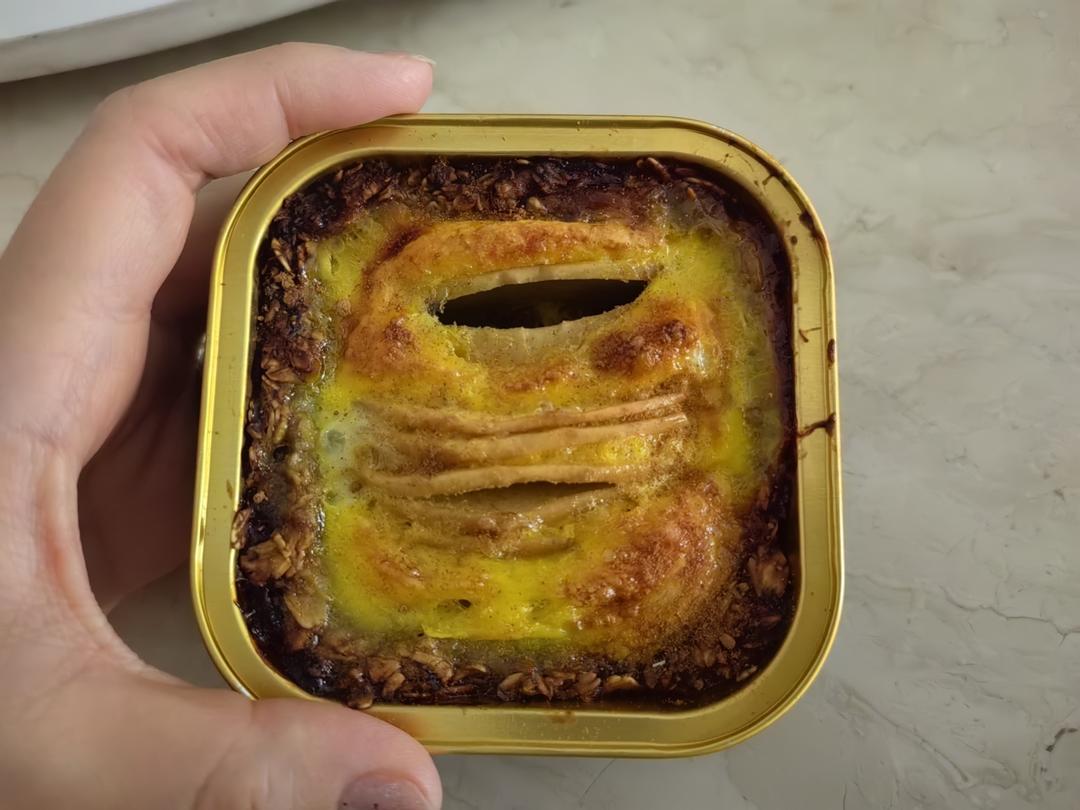 香蕉燕麦苹果派