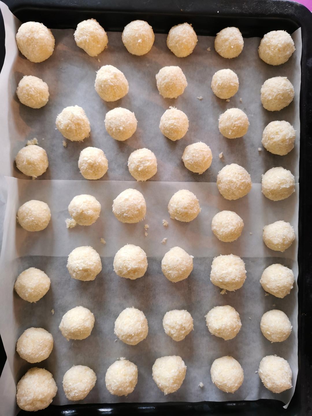 无黄油版椰蓉球