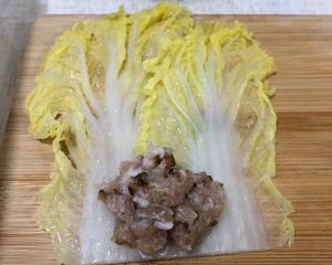 肉酿白菜卷的做法 步骤6
