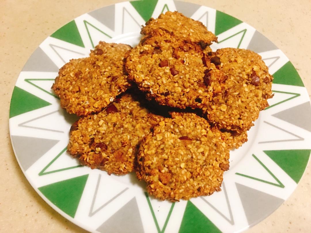 健身！香蕉核桃燕麦饼干