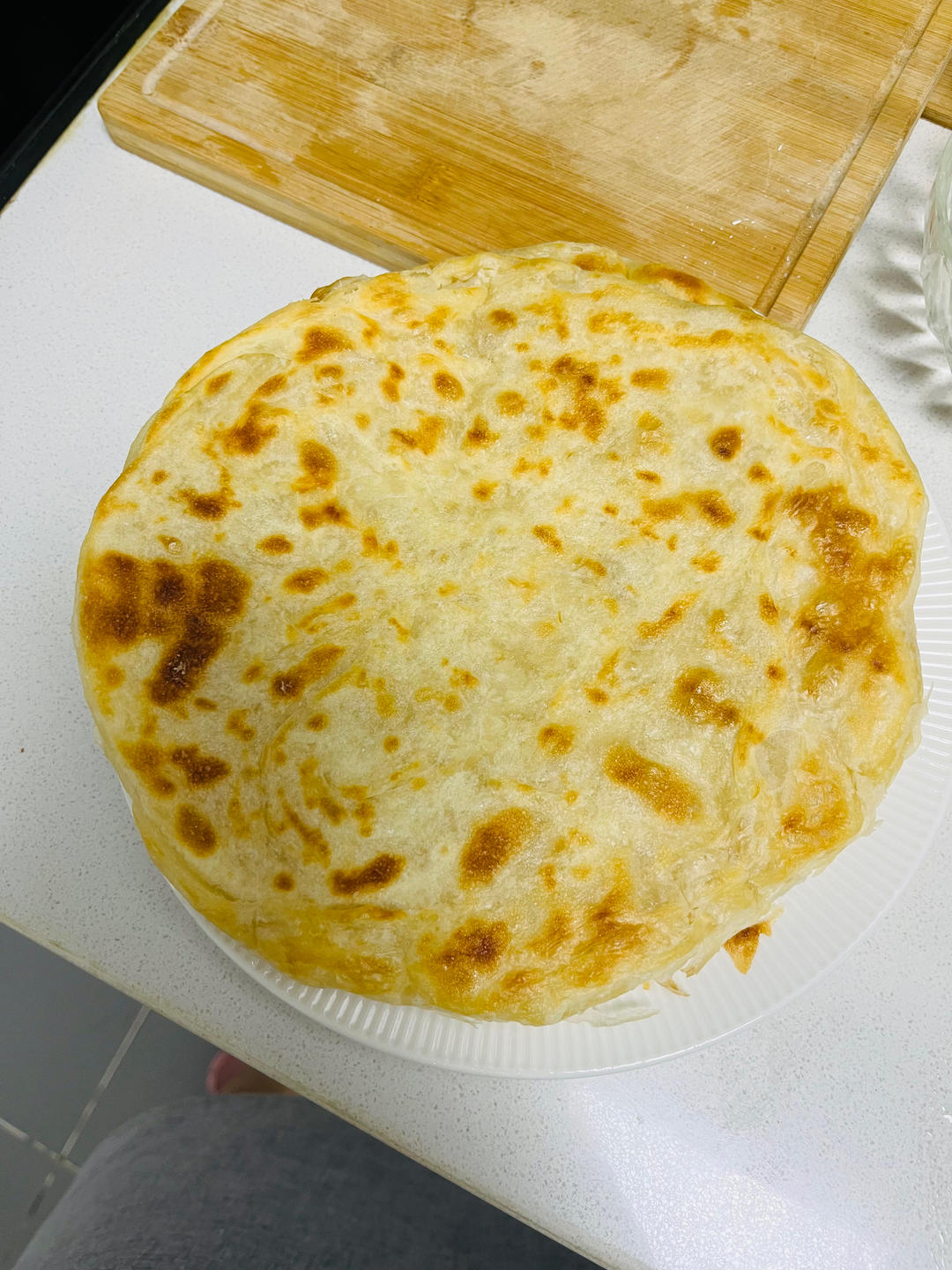 烙饼不硬的小窍门 掌握了你也能看出柔软多层凉了不硬的小油饼