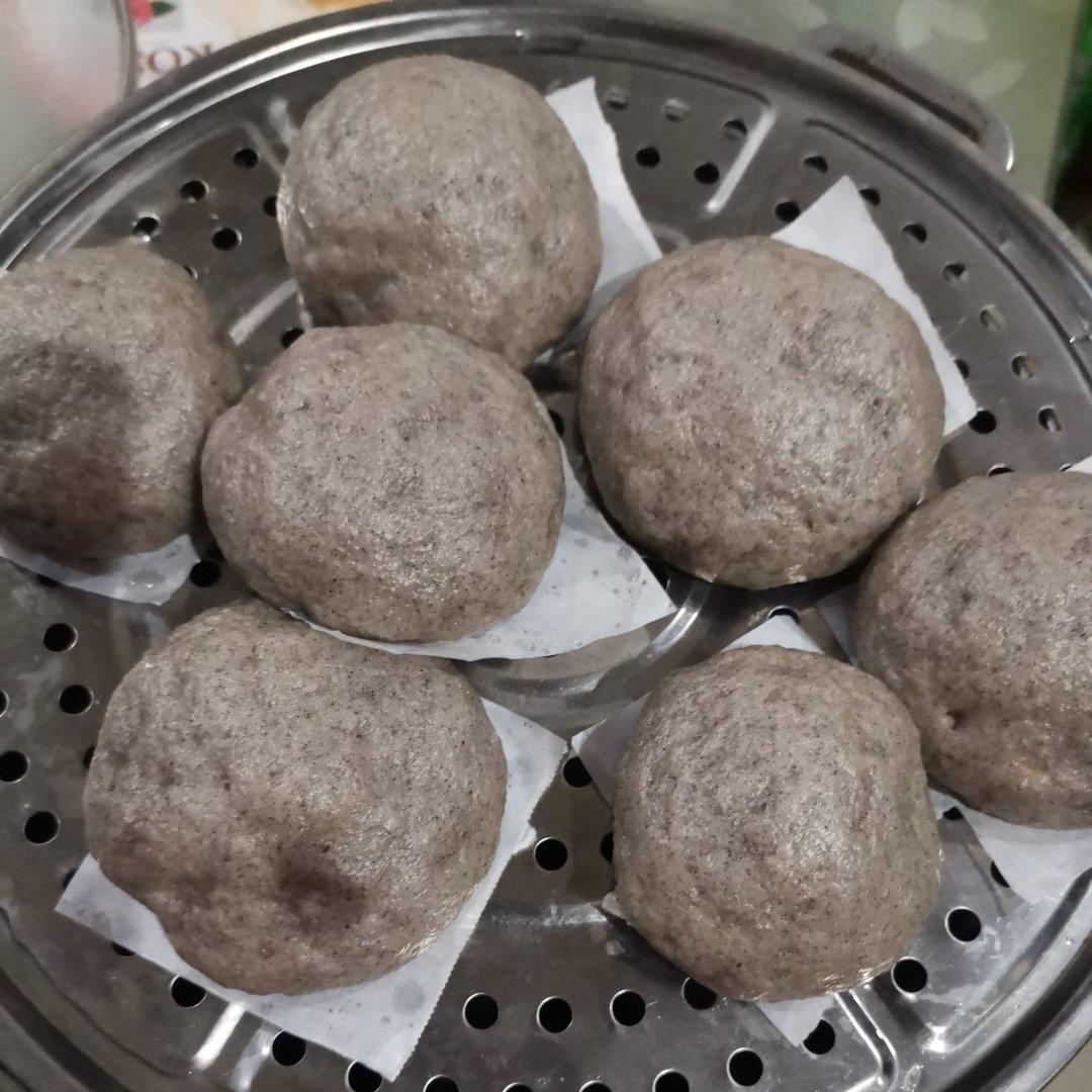 奶香黑芝麻刀切馒头