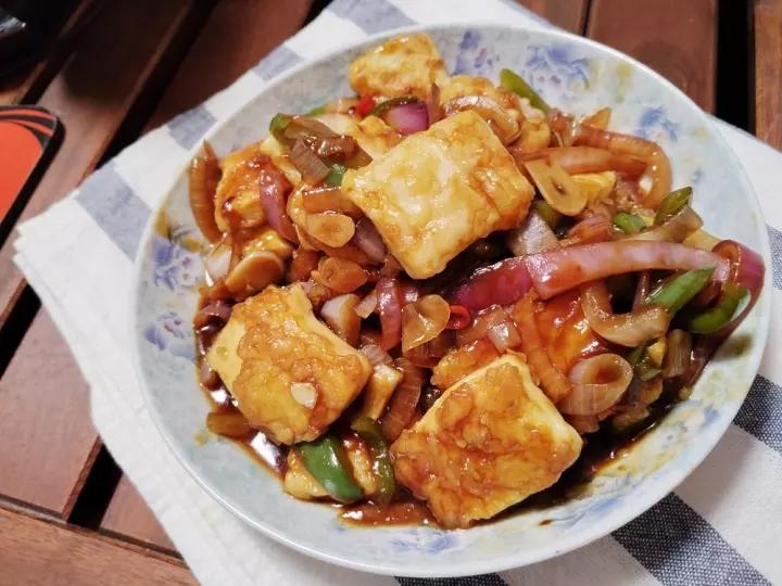 鱼香鸡蛋豆腐