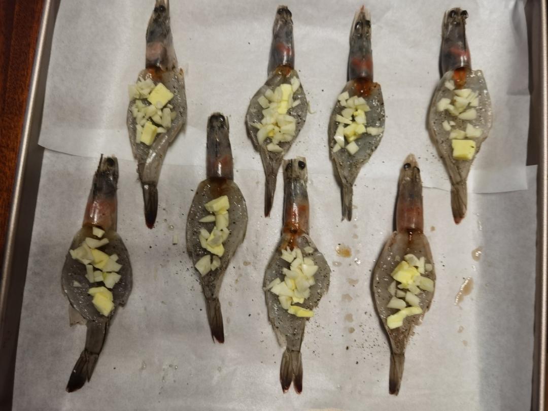 私藏满满芝士沙拉烤（焗）虾