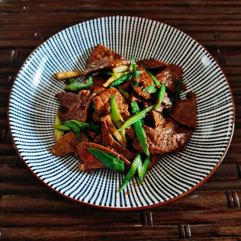 家常炒肝尖