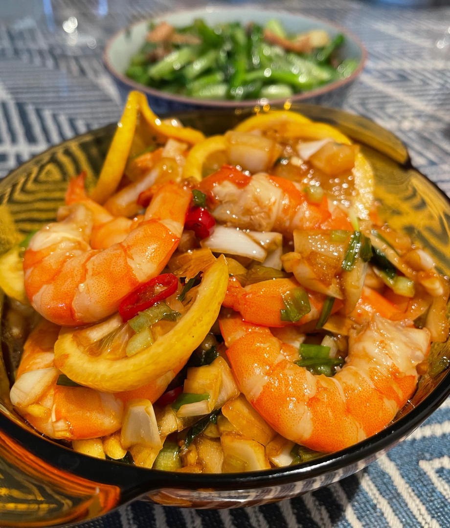 泰式柠檬虾